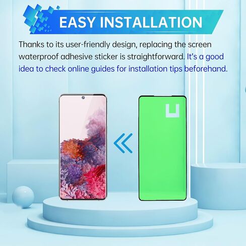 3PCS Waterproof Seal Sticker Tape for Samsung Galaxy S20 FE 5G Waterproof Screen Sealing Adhesive Tape Seal Sticker Glue Replacement Part for Galaxy s20 fe 5g SM-G781U SM-G781U1 in Saudi Arabia
