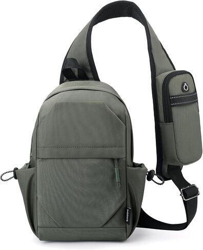 حقيبة حبال Crossbody Contrate الكتف على الظهر مع حزام كتف قابل للتحويل للسفر المشي لمسافات طويلة للتسوق الرياضة in Kuwait
