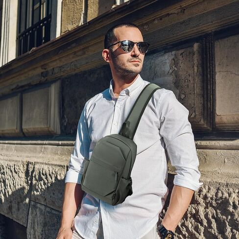 حقيبة حبال Crossbody Contrate الكتف على الظهر مع حزام كتف قابل للتحويل للسفر المشي لمسافات طويلة للتسوق الرياضة in Kuwait