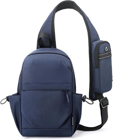 حقيبة حبال Crossbody Contrate الكتف على الظهر مع حزام كتف قابل للتحويل للسفر المشي لمسافات طويلة للتسوق الرياضة in Kuwait