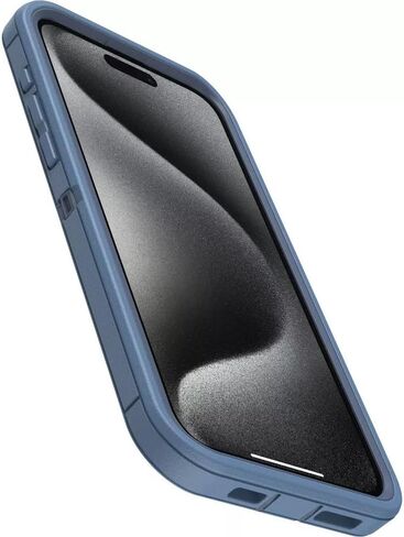 OtterBox iPhone 15 Pro Max (Only) - Defender Series Case - Black - Screenless - Rugged & Durable - with Port Protection - Holster Clip Includes - Microbial Defense Protection in Saudi Arabia