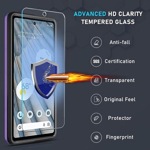 for Google Pixel 10/10 Pro Case with Screen Protector + Camera Lens Protector,Heavy Duty Shockproof Full Body Protective Cover Built in Rotatable Metal Ring Holder Kickstand,2025 Mint Green in Kuwait