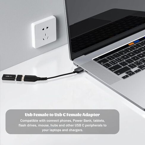 5pcs USB c to USB محول ومحولات OTG 2 ، usb c الأنثى إلى USB A أنثى مقرنة تحويل 10 جيجابت في الثانية USB3.1 إلى C موصل المحول ثنائي الاتجاه عالي السرعة. in Kuwait