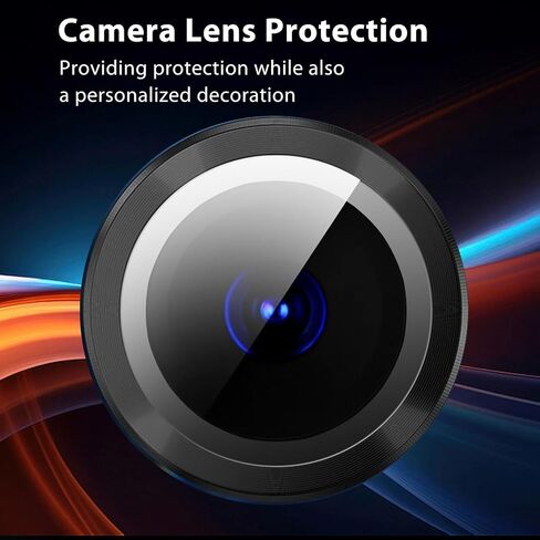 Zeking (2 Set for Motorola Razr 60/Razr 2025 Camera Lens Protector, Scratch-Resistant HD Clarity Ultra-Thin 9H Tempered Glass with Aluminum Edging, Individual Metal Lens Cover(Color) in Saudi Arabia