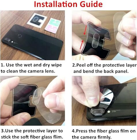 -3 Pack- Camera Lens Protector for Nothing Phone (3A) Pro 5G ، Film Glass Lens Movie [9H ، Anti-scratch ، HD ، Ultra Thin] Nothing Proper Camera Lens Protector in Kuwait