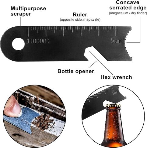 Magnesium Flint Fire Starter, Survival Fire Blocks with Striker for Camping/Hiking/Emergency in Saudi Arabia