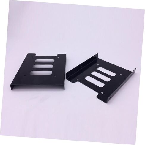 Coheali 3pcs صينية محرك الأقراص الصلبة إلى قوس تصاعد SSD لسطح المكتب والكمبيوتر المحمول تبديد الحرارة المتين متوافق مع SATA II III الأسود in Saudi Arabia