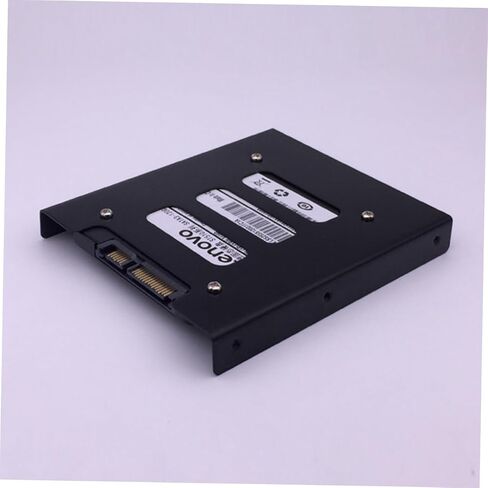 Coheali 3pcs صينية محرك الأقراص الصلبة إلى قوس تصاعد SSD لسطح المكتب والكمبيوتر المحمول تبديد الحرارة المتين متوافق مع SATA II III الأسود in Saudi Arabia