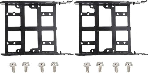 Uonlytech 6pcs Ssd Mounting Bracket for Hard Drives Sturdy Internal Drive Tray for Easy Installation -Static Hard Disk in Saudi Arabia