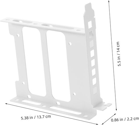 COHEALI Metal Pci Slot Rear Panel Mounting Bracket for Installation Versatile Hard Drive Holder for Mechanical and Quick Installation for PC Cases Efficient Storage in Saudi Arabia