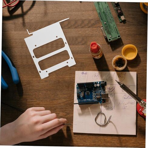 COHEALI Metal Pci Slot Rear Panel Mounting Bracket for Installation Versatile Hard Drive Holder for Mechanical and Quick Installation for PC Cases Efficient Storage in Saudi Arabia