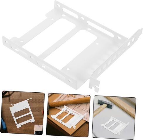 COHEALI Metal Pci Slot Rear Panel Mounting Bracket for Installation Versatile Hard Drive Holder for Mechanical and Quick Installation for PC Cases Efficient Storage in Saudi Arabia