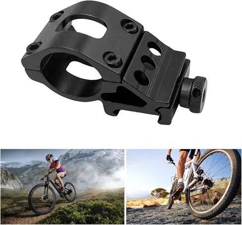 Flashlight Tube Clamps Alloys Flashlight Tube Clamps Sight Brackets 25.4mm Outdoor Shock Absorption Holder Sight Base in Saudi Arabia