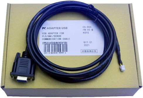 Applicable S6N-L-T00-3.0 Data Download Cable IS620N IS620F Series Servo Debugging Cable PC Serial Port RS232 Port Black 3 Meters in Saudi Arabia