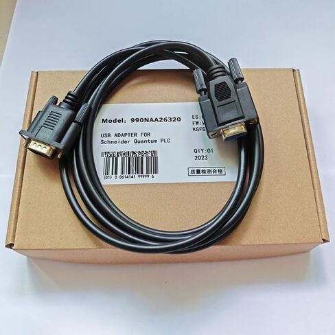 990NAA26320 Data Download Cable for RS232 Port Communication PLC Programming Cable Gold-Plated Plugs in Saudi Arabia
