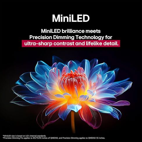 LG 86-Inch Class QNED AI 4K QNED85A Series Smart TV w/AI Picture, AI Sound, HDR10, AI Super Upscaling 4K, Filmmaker Mode, Wow Orchestra, Alexa Built-in (86QNED85AUA, 2025) in Saudi Arabia