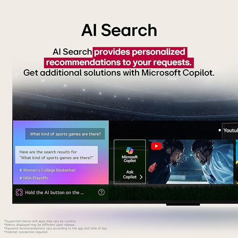 LG 86-Inch Class QNED AI 4K QNED85A Series Smart TV w/AI Picture, AI Sound, HDR10, AI Super Upscaling 4K, Filmmaker Mode, Wow Orchestra, Alexa Built-in (86QNED85AUA, 2025) in Saudi Arabia