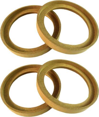 Audiopipe 2 Pair 8" inch MDF Wood Speaker Ring Recess with Bezel Fiber Glass Molds in Saudi Arabia