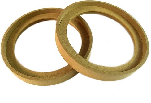 Audiopipe 2 Pair 8" inch MDF Wood Speaker Ring Recess with Bezel Fiber Glass Molds in Saudi Arabia
