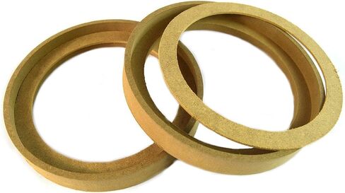 Audiopipe 2 Pair 8" inch MDF Wood Speaker Ring Recess with Bezel Fiber Glass Molds in Saudi Arabia