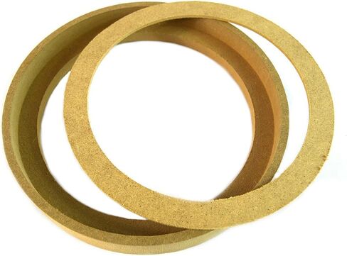 Audiopipe 2 Pair 8" inch MDF Wood Speaker Ring Recess with Bezel Fiber Glass Molds in Saudi Arabia