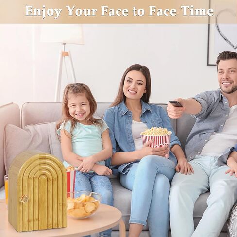 صندوق الهاتف لوقت العائلة ، سجن الهاتف الخلوي الخيزران ، 3 أقسام تحمل 6 هواتف ، مع فتحات شحن ، مربع الانضباط الذاتي للهاتف ، مساعدة الأطفال على التركيز على التركيز ، إدمان الهاتف المحمول (الخشب) in Kuwait