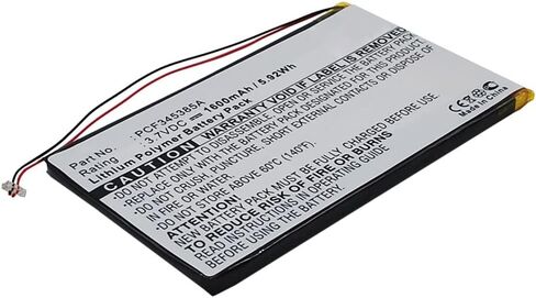 بطارية مشغل Synergy Digital Player ، متوافقة مع مشغل Samsung Napster MP3 ، (Li-Pol ، 3.7 فولت ، 1600 مللي أمبير في الساعة) ، بديل لبطارية Samsung PCF345385A in Saudi Arabia