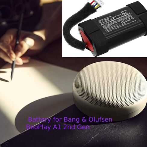 CS Cameron Sino 3400mAh / 25.16WH بديل للبطارية لبانج وولوفسن Beoplay A1 2nd Gen ، C406C2 in Saudi Arabia