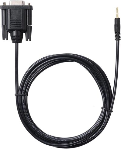 RS232 DB9 أنثى إلى 2.5 مم MI-N كابل توصيل الصوت لـ Kenw ~ OD TH-D7 TH-D7A TH-D7A (G) TH-D7E TH-D7E (G) PG-4W (2.98M) in Saudi Arabia