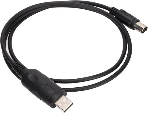 CT-62 USB to 8 Pin Mini DIN Male Serial Programming Cable for Yaesu Radio FT-100D FT-817 FT-857 FT-897D Ham Radio Data Debugging Firmware Updates CAT TTL Cable Kenwood TM TK Series (Black,180cm/6FT) in Saudi Arabia