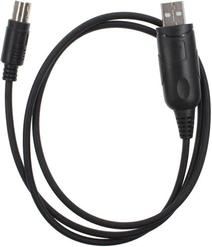 CT-62 USB to 8 Pin Mini DIN Male Serial Programming Cable for Yaesu Radio FT-100D FT-817 FT-857 FT-897D Ham Radio Data Debugging Firmware Updates CAT TTL Cable Kenwood TM TK Series (Black,180cm/6FT) in Saudi Arabia
