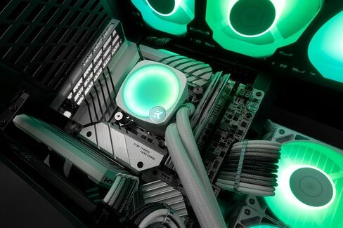 EKWB EK-NUCLEUS AIO CPU CORNER CR360 LUX ، Digital RGB ، White in Saudi Arabia