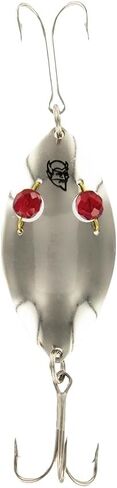 Red Eye Wiggler Nickel Back Fishing Lure, 1 oz, Outdoor Fishing Accessories in Saudi Arabia