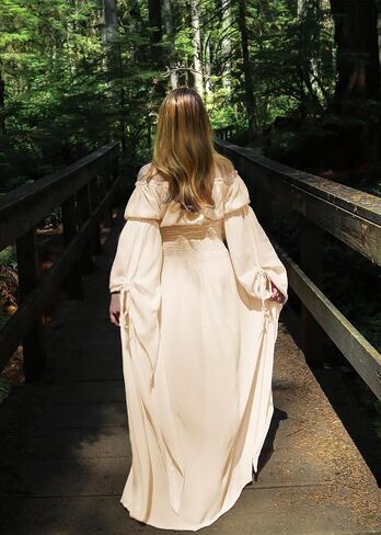 VNVNE Halloween Renaissance Witch Dress for Women, Victorian Vintage Medieval Pirate Peasant Gothic Fairy Cosplay Costumes in Kuwait