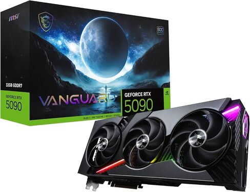 MSI GeForce RTX 5090 32G Vanguard SOC Graphics Board VD8999 in Saudi Arabia