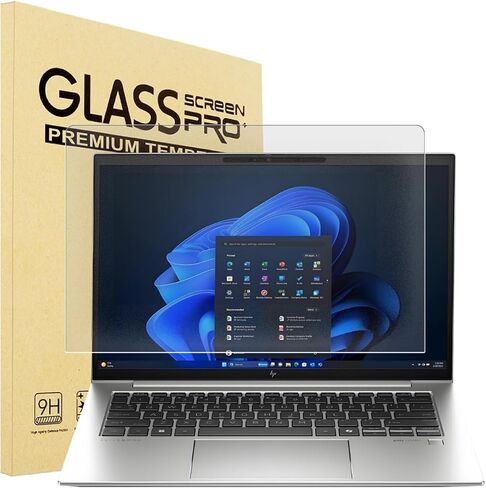 I-Tensodo 14 بوصة حامي شاشة زجاجي مقسّلة لـ HP EliteBook 840 G9 G10 G11 ، EliteBook 845 G9 G10 G11 ، EliteBook X360 1040 G9 G10 G11 Laptop ، 14 "16:10 نسبة العرض إلى الارتفاع ، 9H صلابة in Saudi Arabia