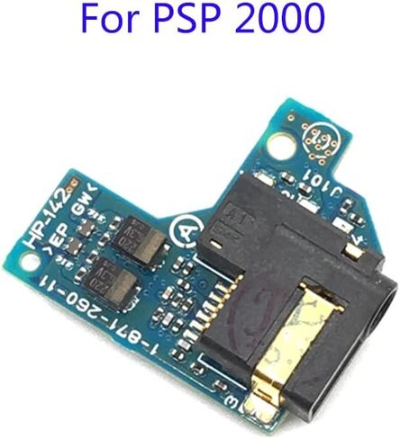 YANHAO [Video Game Parts] for Sony PSP2000 Headset Jack Headphone Earphone Socket Dock for PSP 2000 Audio Video Earphone Headphone Jack [Replace] in Saudi Arabia