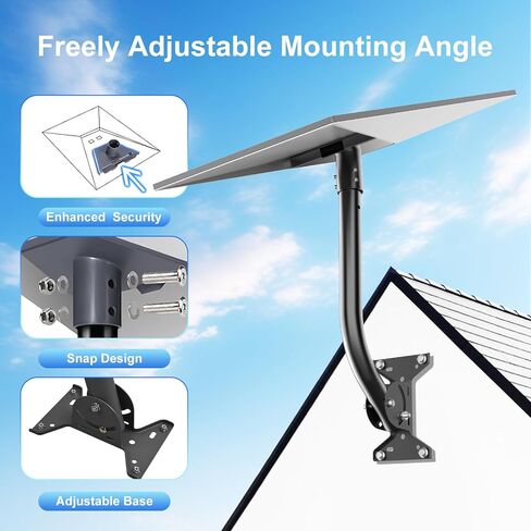 Starlink Gen 3 Mount Roof & Wall Roof Counting Kit For V3 Standard Dish ، Starlink Gen 3 Pole Mount & Pipe Adapter for Star Link Internet Kit ، Star Link 3 Bracket Pilvot onting in Kuwait