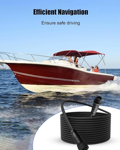 NMEA 2000 (N2K) 25 قدمًا من العمود الفقري ، كابل الإسقاط أو التمديد المتوافق مع نظام شبكة Simrad B&G Navico Garmin المنخفض ، الصف البحري in Saudi Arabia