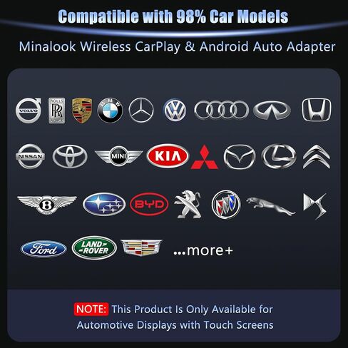 Wireless CarPlay Adapter, 2025 Upgrade Support Netflix/YouTube/TF Card Plug & Play Dongle with Apple Car Play Ai Box Android Auto Wireless Adapter for Cars from 2015&iPhone iOS10+ in Saudi Arabia