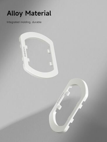 Hagibis Magnetic Adapter Ring Sticket Magnet Patch Kit Magnetic Patch Kit متوافق مع مجموعة حزمة Magsafe لـ Magsafe لـ Power Bank SSD iPhone 15 16 Pro Max (White) in Saudi Arabia