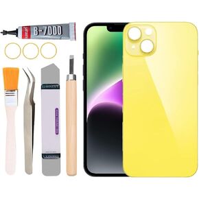 استبدال الزجاج الخلفي لجهاز iPhone 14 بالإضافة إلى جميع شركات النقل مع مجموعة أدوات الإصلاح المهنية (الأرجواني) in Kuwait