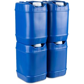 5-Gallon Stackable Water Storage Containers, Emergency Water Storage for Camping and Disaster Preparedness, 40 Gallons in Saudi Arabia