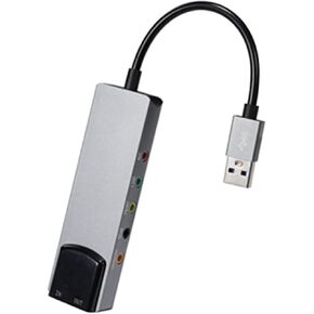 DAGIJIRD 5.1 Channel Audio Sound Card, USB External Sound Card Optical SPDIF Audio Adapter for PC Laptop in Saudi Arabia