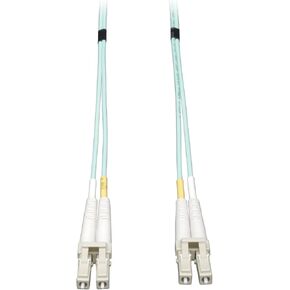 Tripp Lite 10GB Duplex MultiMode 50/125 OM3 LSZH CABLE CATPLE CATPLE ، (LC/LC)-AQUA ، 30M (100-FT.) (N820-30M) in Kuwait