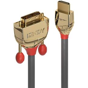 Lindy 0.5m HDMI إلى DVI-D كابل ، خط الذهب in Kuwait