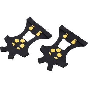 10 Tooth Outdoor Climbing Crampons Anti Slip Stainless Steel Mountaineering Ice Snow Gripper in Saudi Arabia