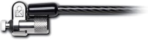 Kensington MicroSaver 2.0 Laptop Lock, Carbon Steel Cable 1.8m Long, Strong 10mm Diameter Locking Head with T-Bar Locking Mechanism, K65020EU in Saudi Arabia