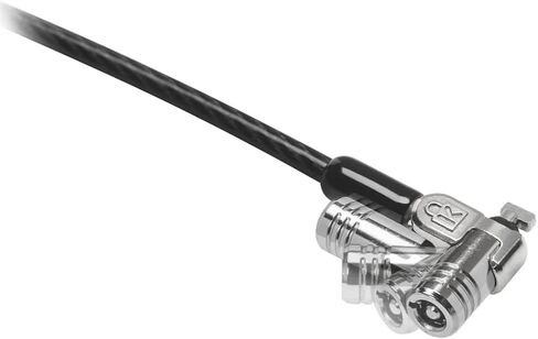 Kensington MicroSaver 2.0 Laptop Lock, Carbon Steel Cable 1.8m Long, Strong 10mm Diameter Locking Head with T-Bar Locking Mechanism, K65020EU in Saudi Arabia