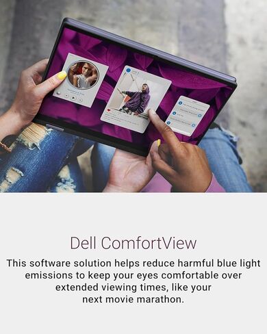 جهاز كمبيوتر محمول Dell 2-in-1 مع شاشة تعمل باللمس | Windows 11 Pro | 14 '' IPS FHD | AMD RYZEN 5 8640HS | قارئ بصمات الأصابع | لوحة المفاتيح الخلفية | عمر بطارية طويل | ث/الملحقات | 64 جيجابايت DDR5 ، 1 تيرابايت SSD in Kuwait